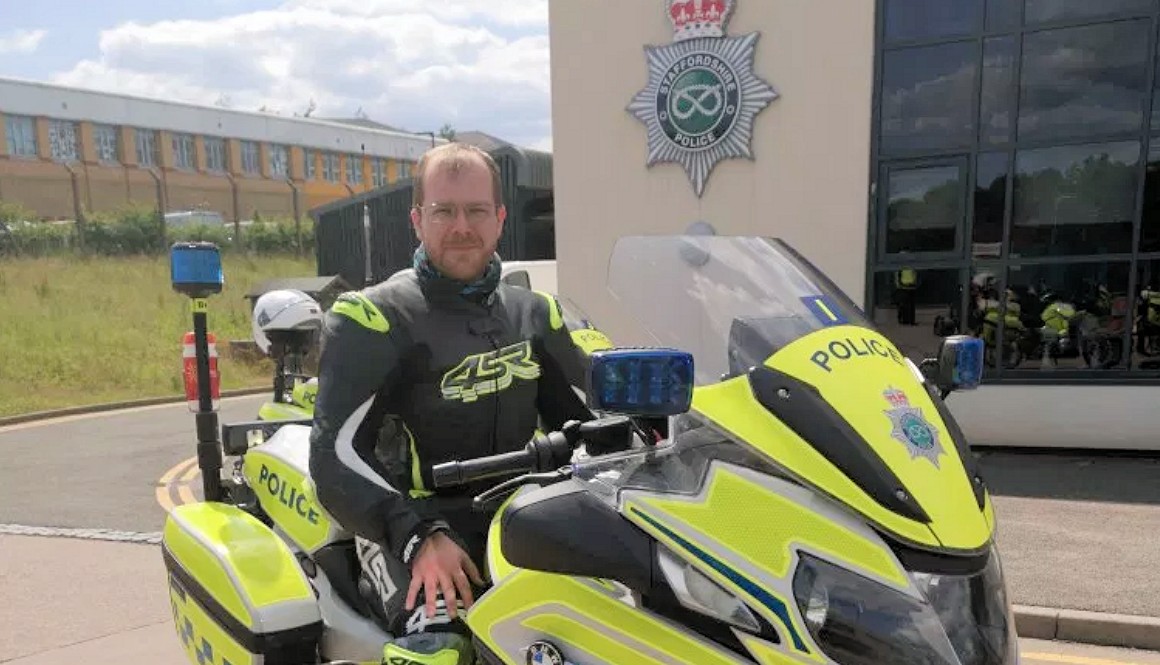 Staffordshire Police Bikesafe engagement