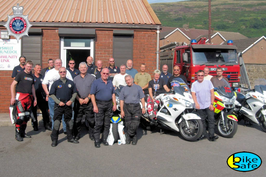 BikeSafe rider safety workshop South Wales Police