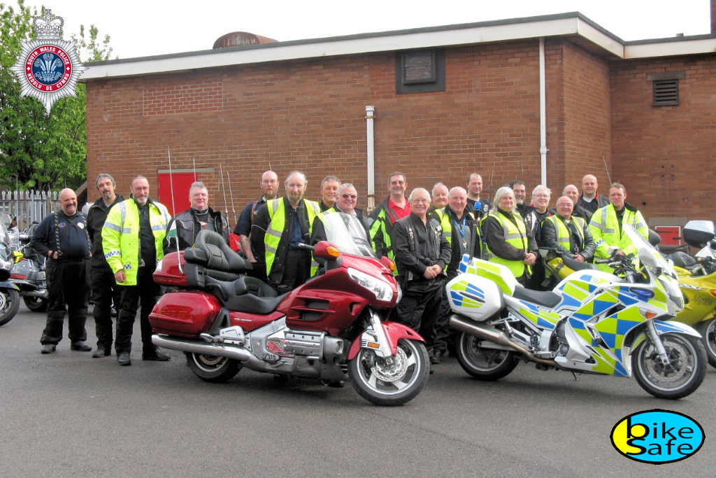 Honda Goldwing Club BikeSafe workshop South Wales Police