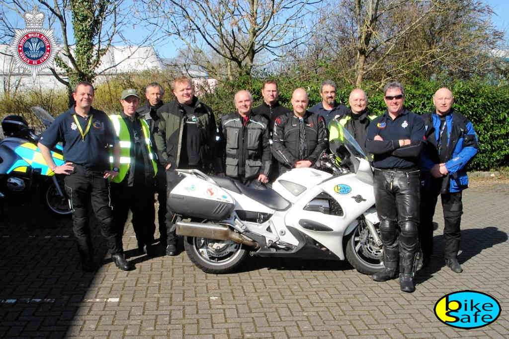 Rider engagement South Wales Police Bikesafe