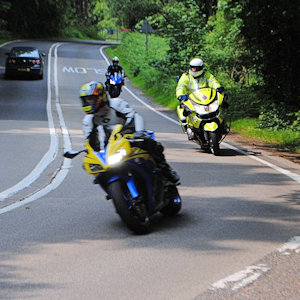 RAF personnel improve their motorcycle safety with Police BikeSafe