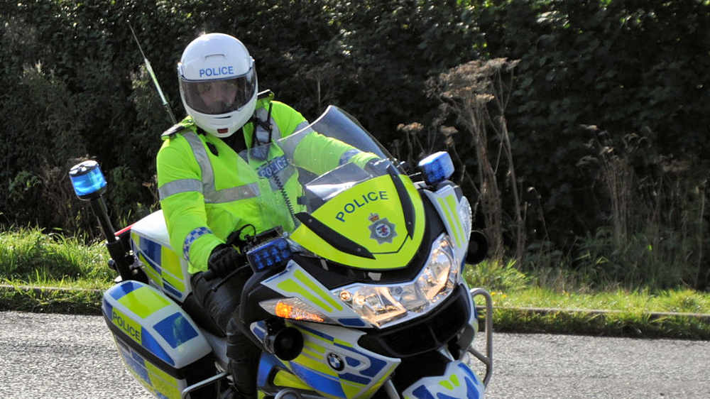 Avon & Somerset Police BikeSafe cornering