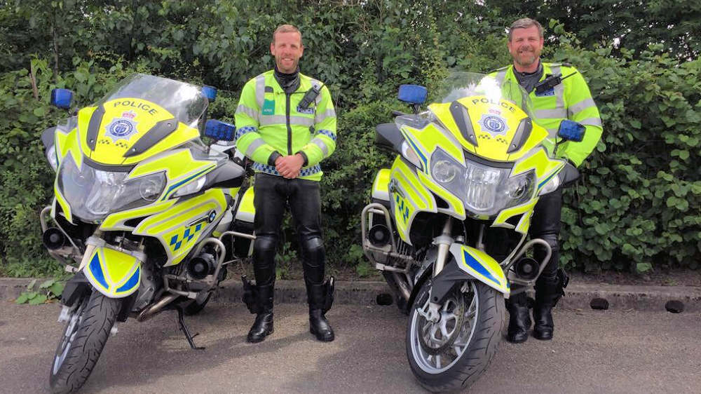 BikeSafe team Cheshire Police