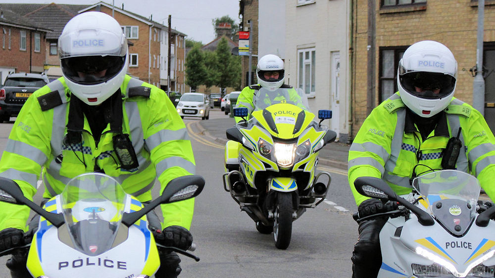 Cambridgeshire Police BikeSafe team