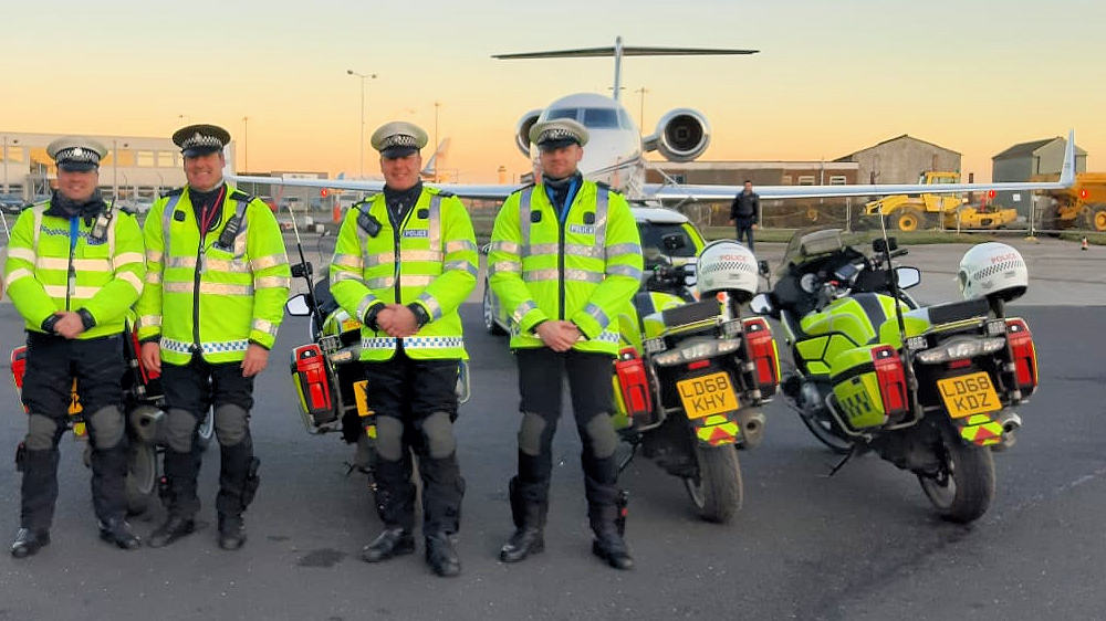 Humberside police motorcyclists
