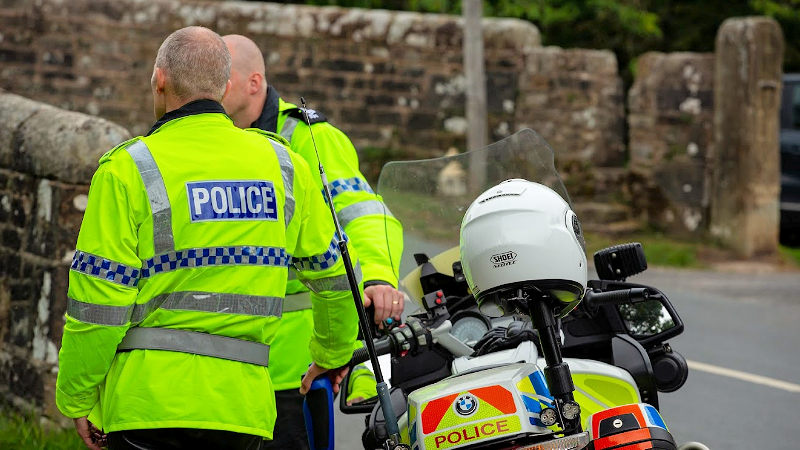 Lancashire BikeSafe motorcycle safety roadside debrief
