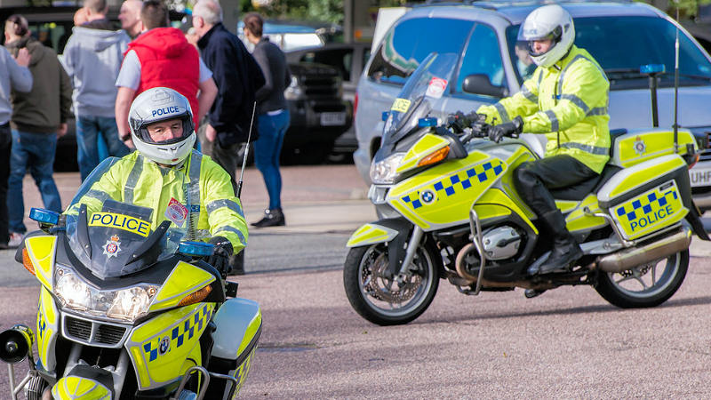 Wiltshire Police motorcyclists