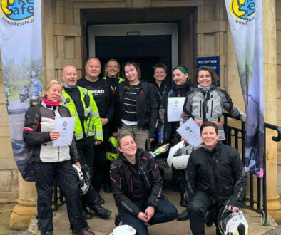 Woman only motorcycle skills workshop Northamptonshire Bikesafe