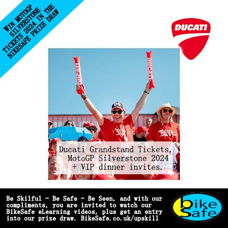 BikeSafe Ducati MotoGP prize draw