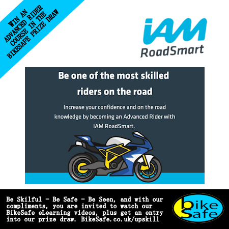 BikeSafe IAM RoadSmart Advanced Course prize draw