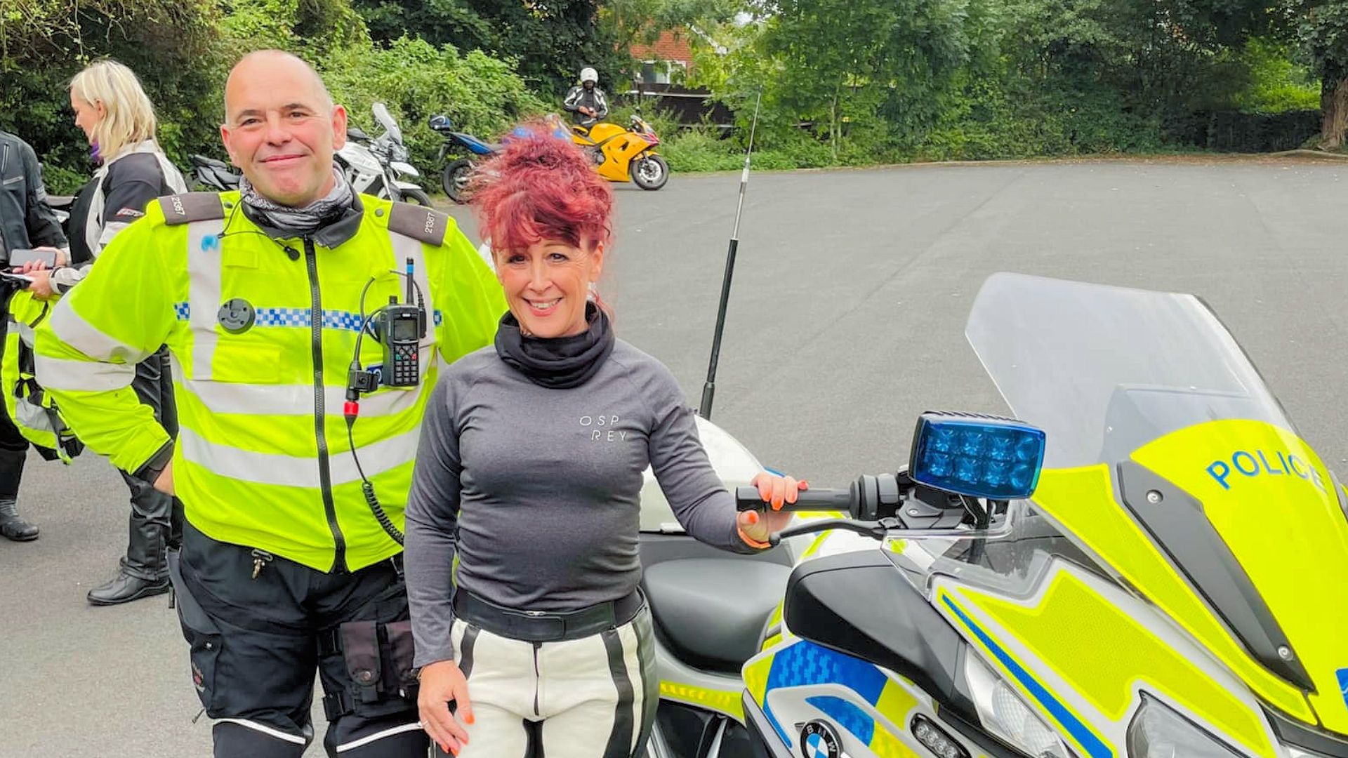 Attending BikeSafe with West Mercia Police August 2021