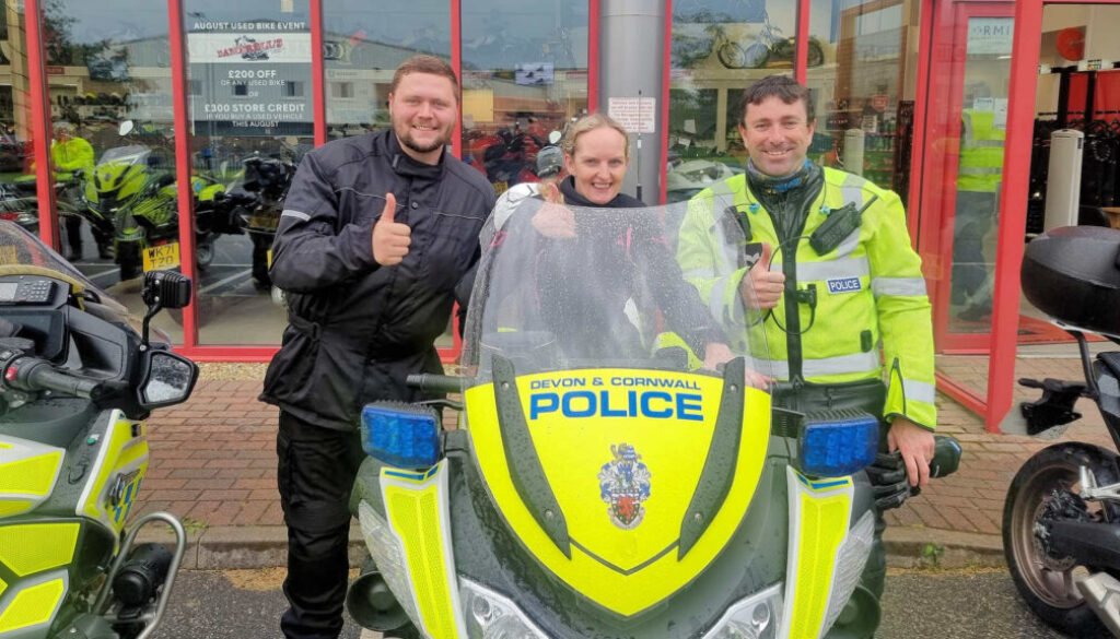 BikeSafe workshop with Devon & Cornwall Police