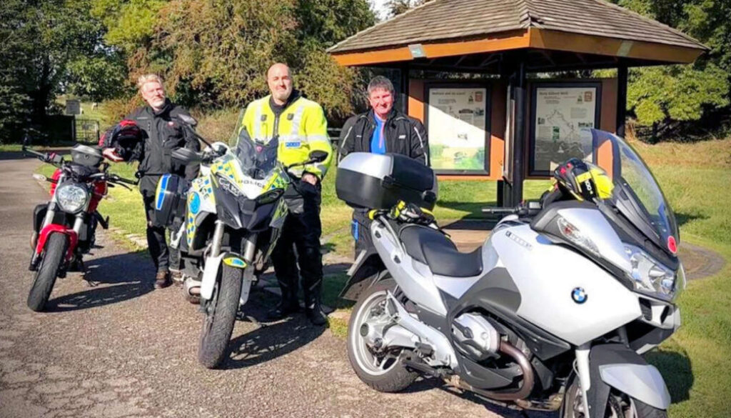 Glyn attended BikeSafe with Northamptonshire Police Sept 2023