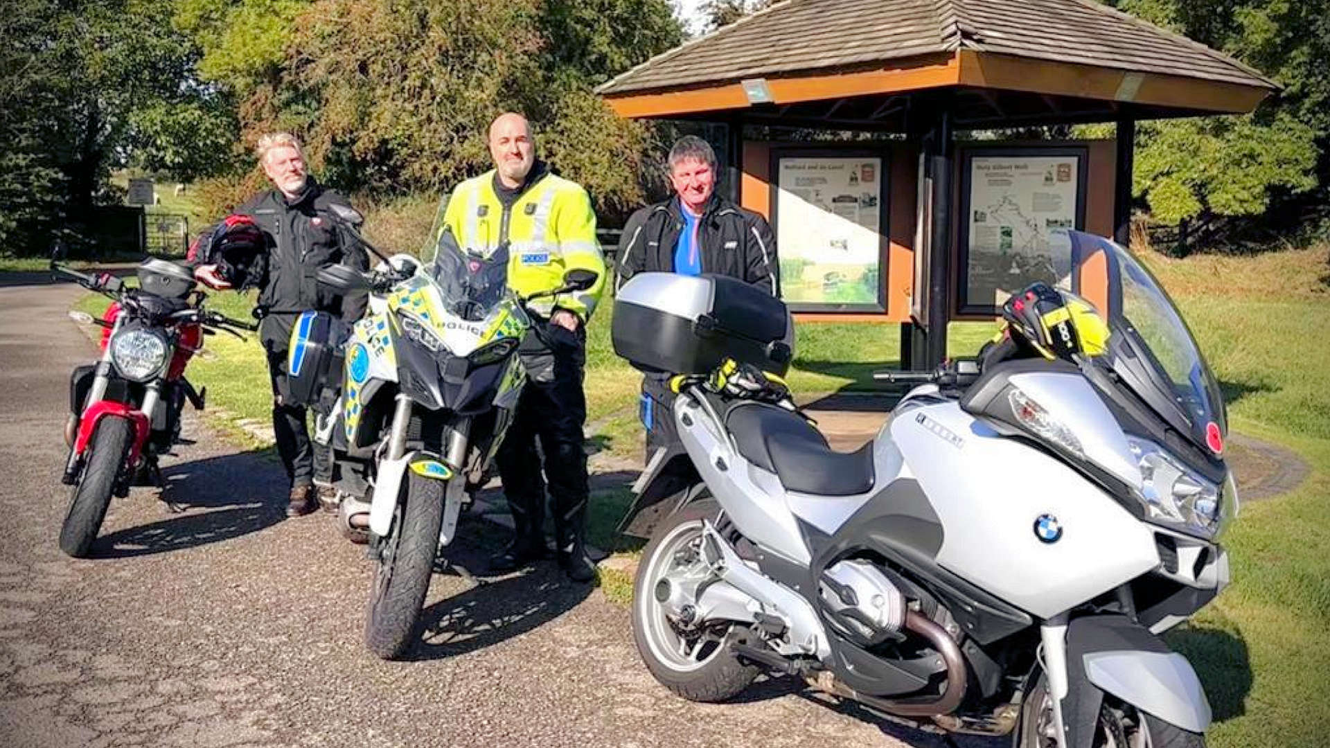 Glyn attended BikeSafe with Northamptonshire Police Sept 2023