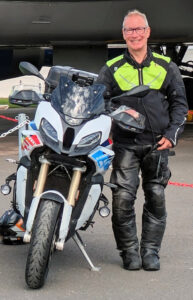 BikeSafe Accredited Observer Mike Richardson with West Mercia Police
