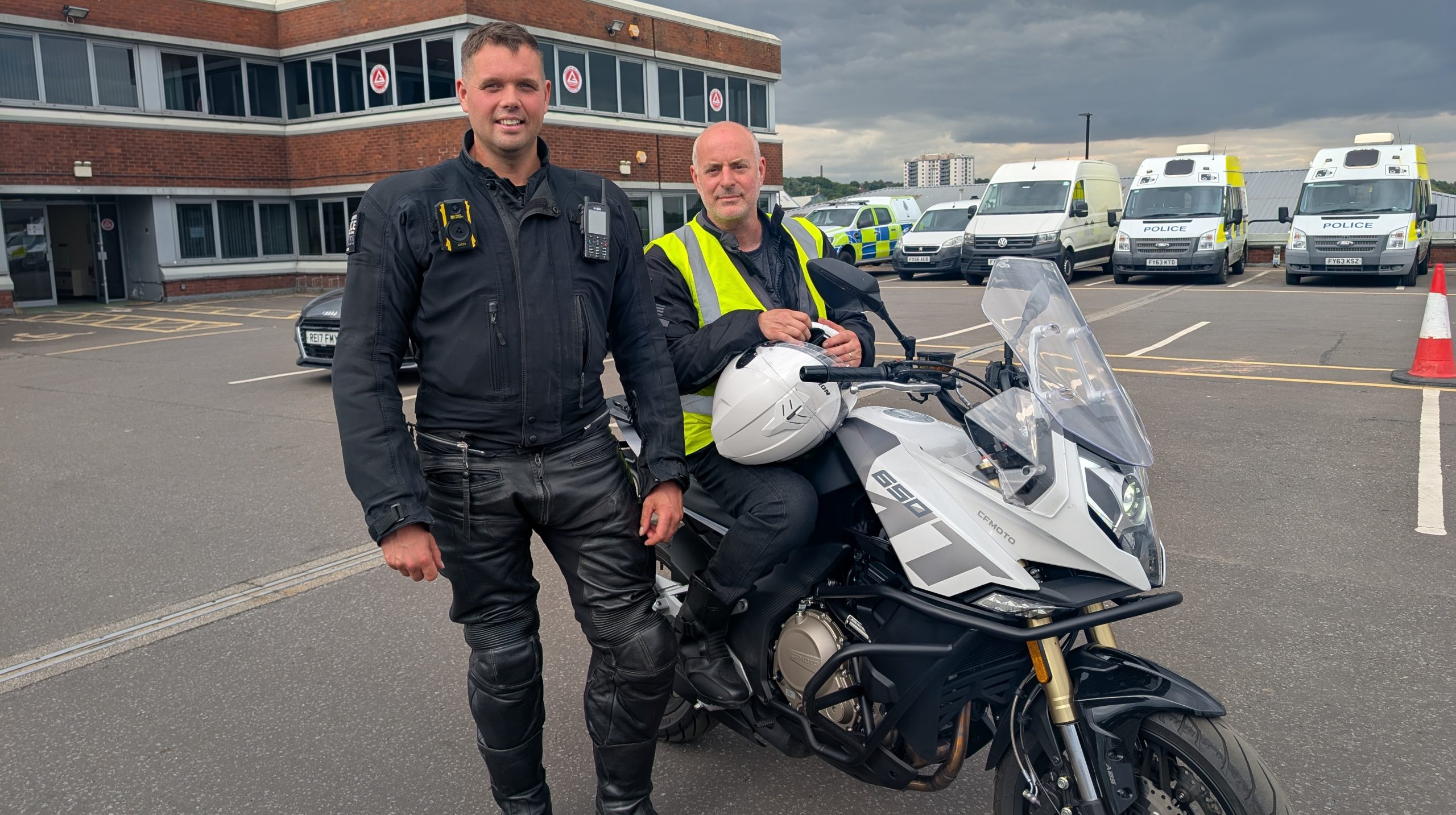 Book your Lincolnshire BikeSafe workshop with a police motorcyclist